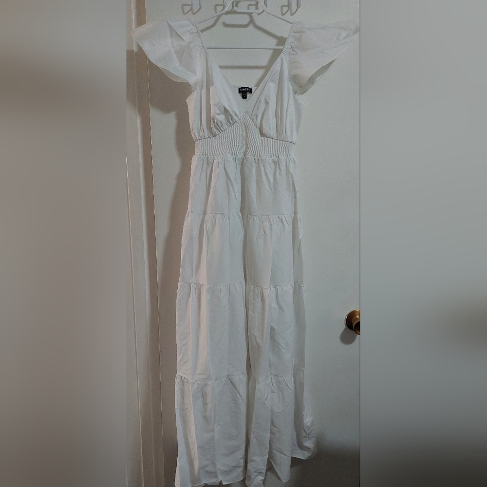 Express White Maxi Dress